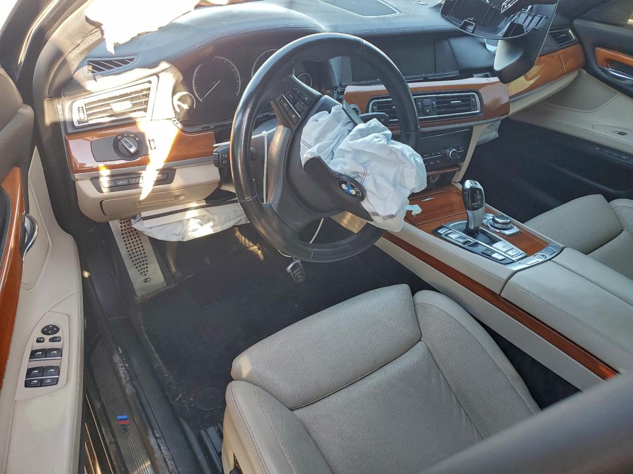2011 Bmw 750 Lxi Black vin: WBAKC8C53BC431775