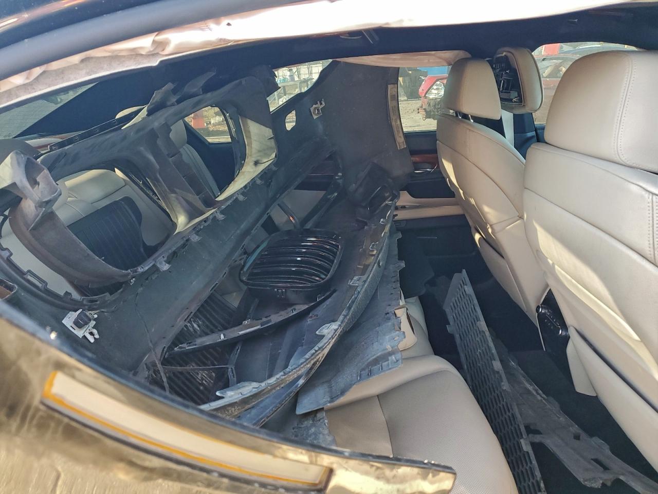 2011 Bmw 750 Lxi Black vin: WBAKC8C53BC431775