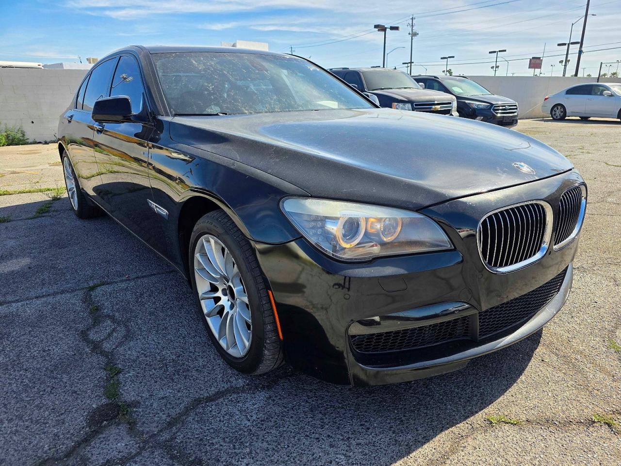 2011 Bmw 750 Li Black vin: WBAKC8C53BC431842