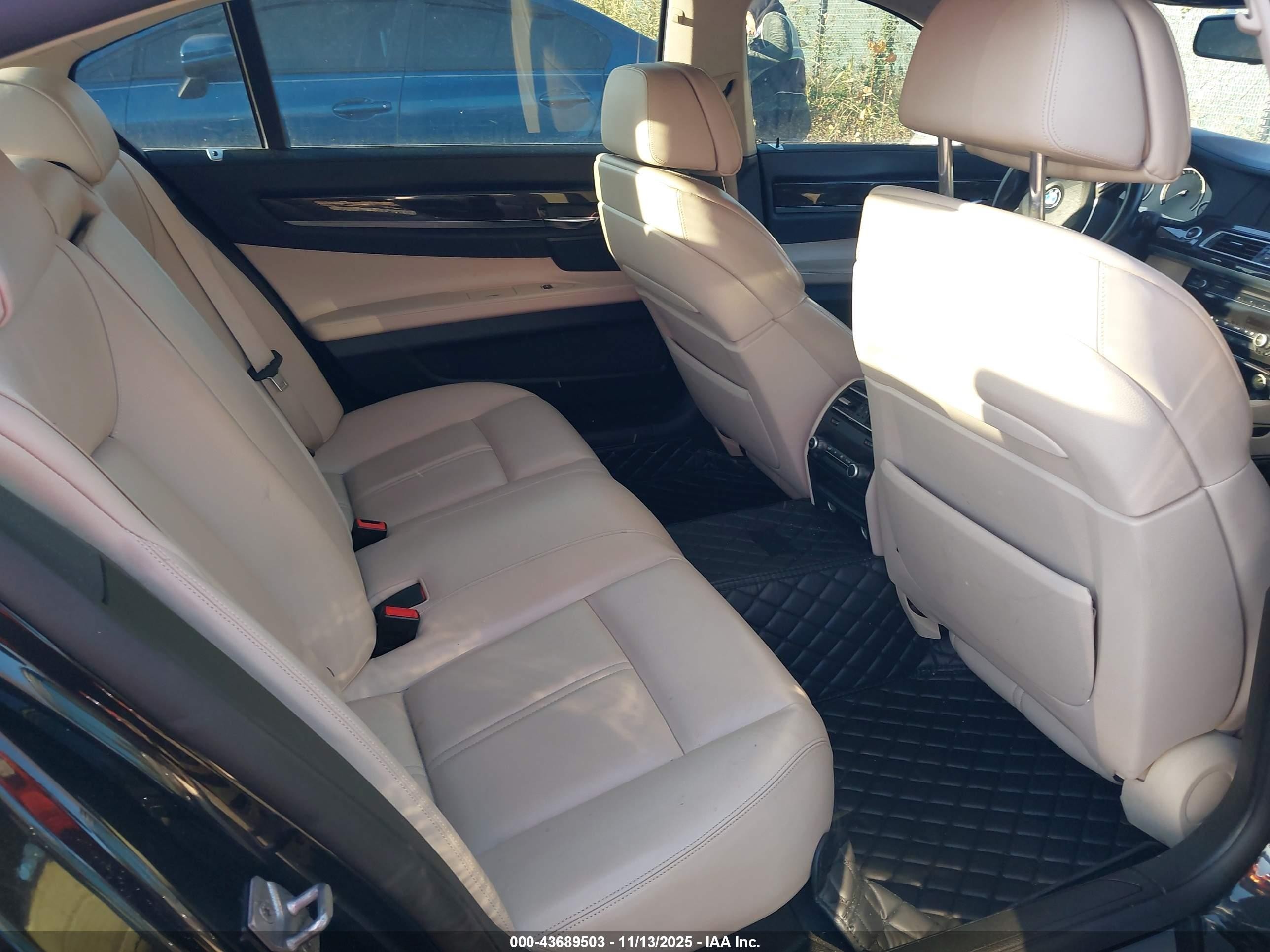 2012 Bmw 750li Xdrive Black vin: WBAKC8C53CC435889