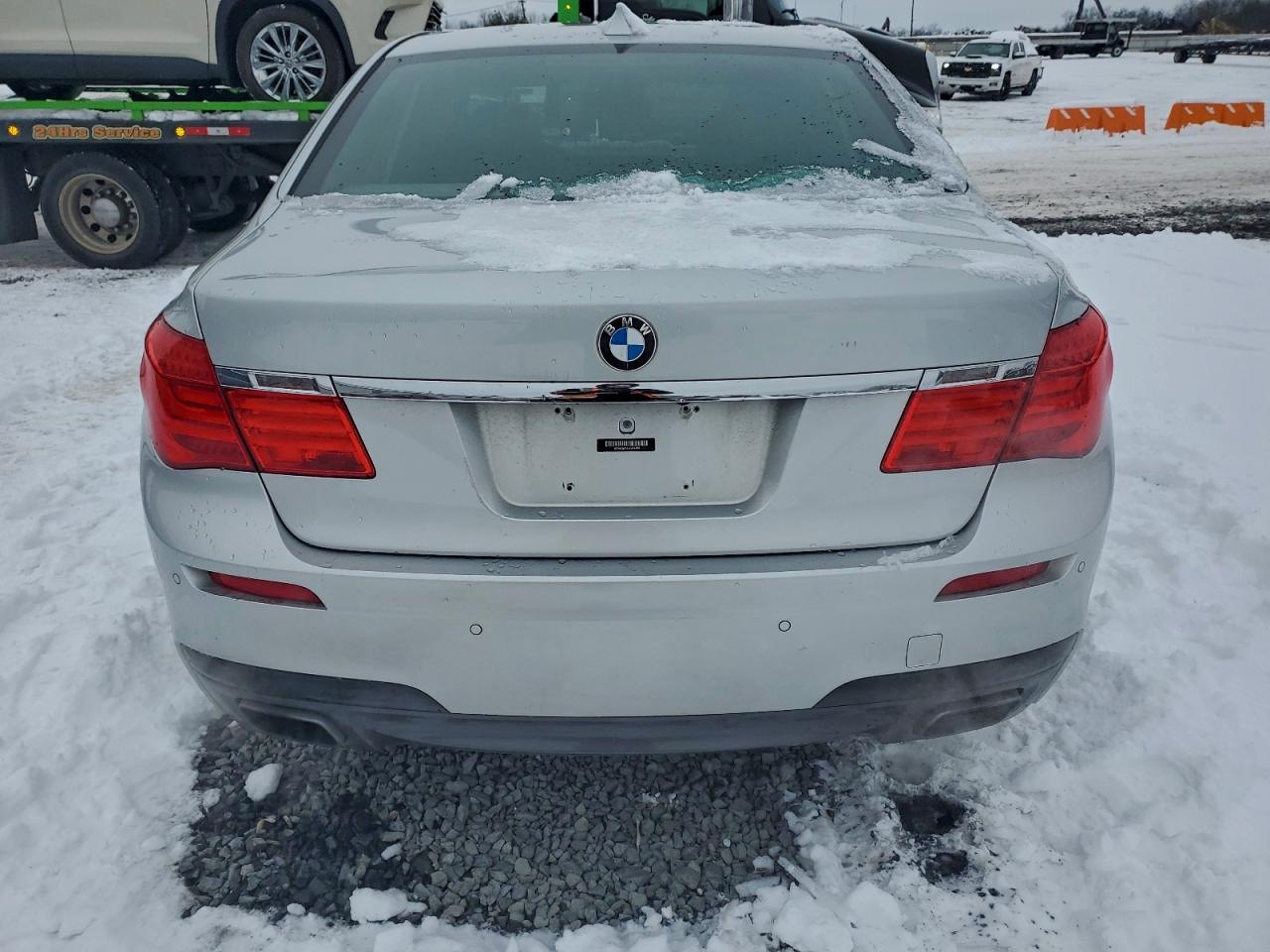 2012 Bmw 750 Lxi Silver vin: WBAKC8C53CC437450