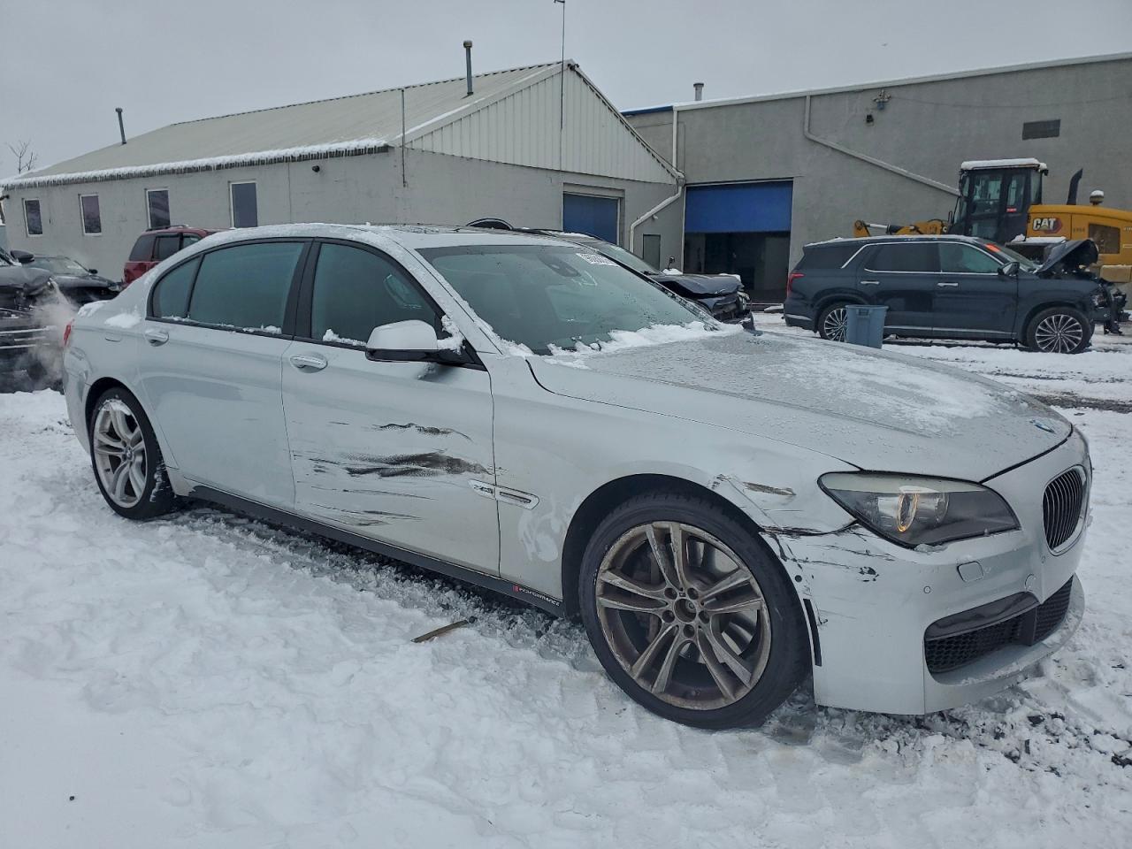 2012 Bmw 750 Lxi Silver vin: WBAKC8C53CC437450