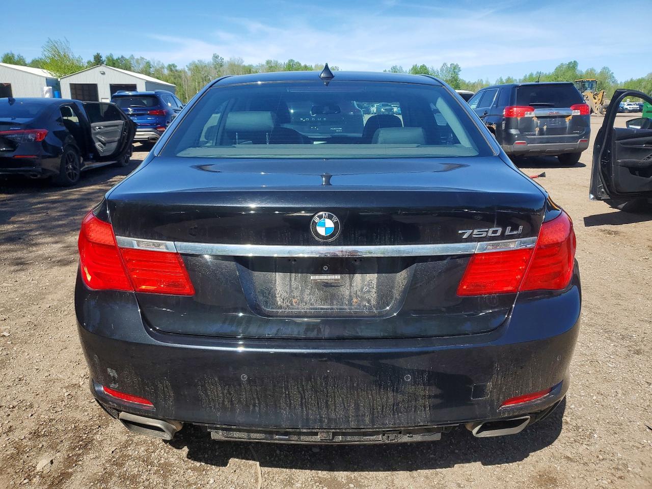 2010 Bmw 750 Li Xdrive Black vin: WBAKC8C54AC431427