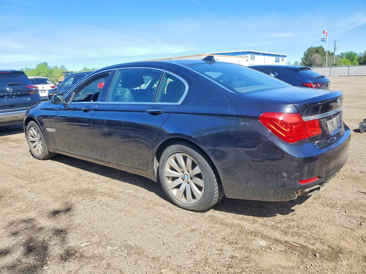 2010 Bmw 750 Li Xdrive Black vin: WBAKC8C54AC431427