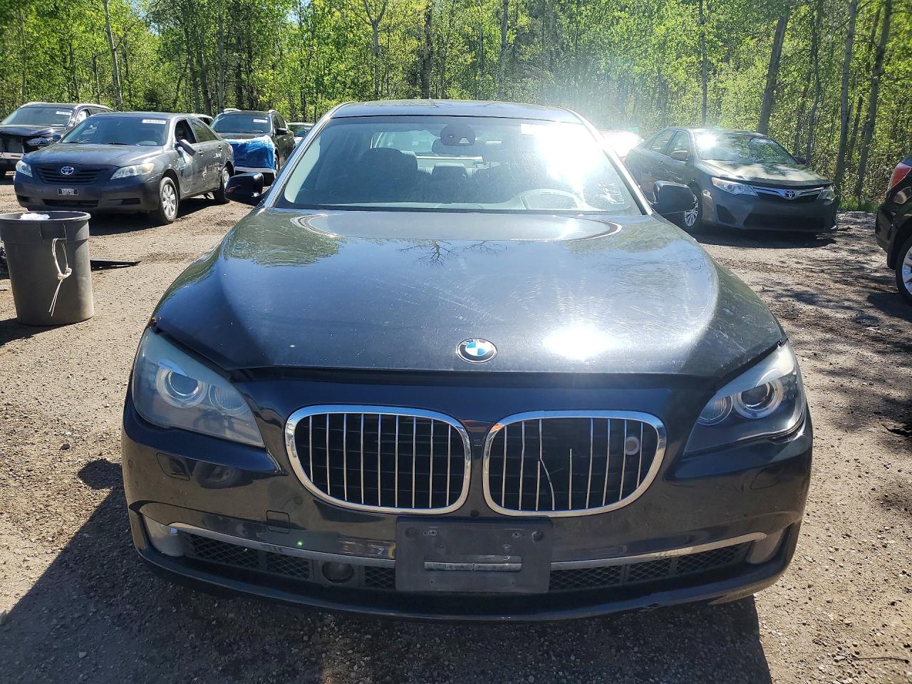2010 Bmw 750 Li Xdrive Black vin: WBAKC8C54AC431427