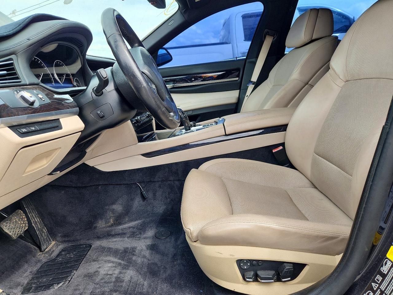 2011 Bmw 750 Lxi Black vin: WBAKC8C54BC432112