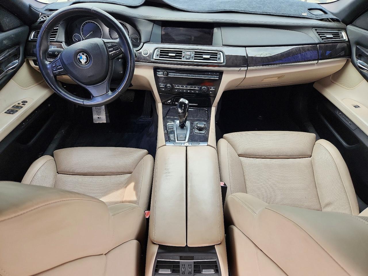 2011 Bmw 750 Lxi Black vin: WBAKC8C54BC432112
