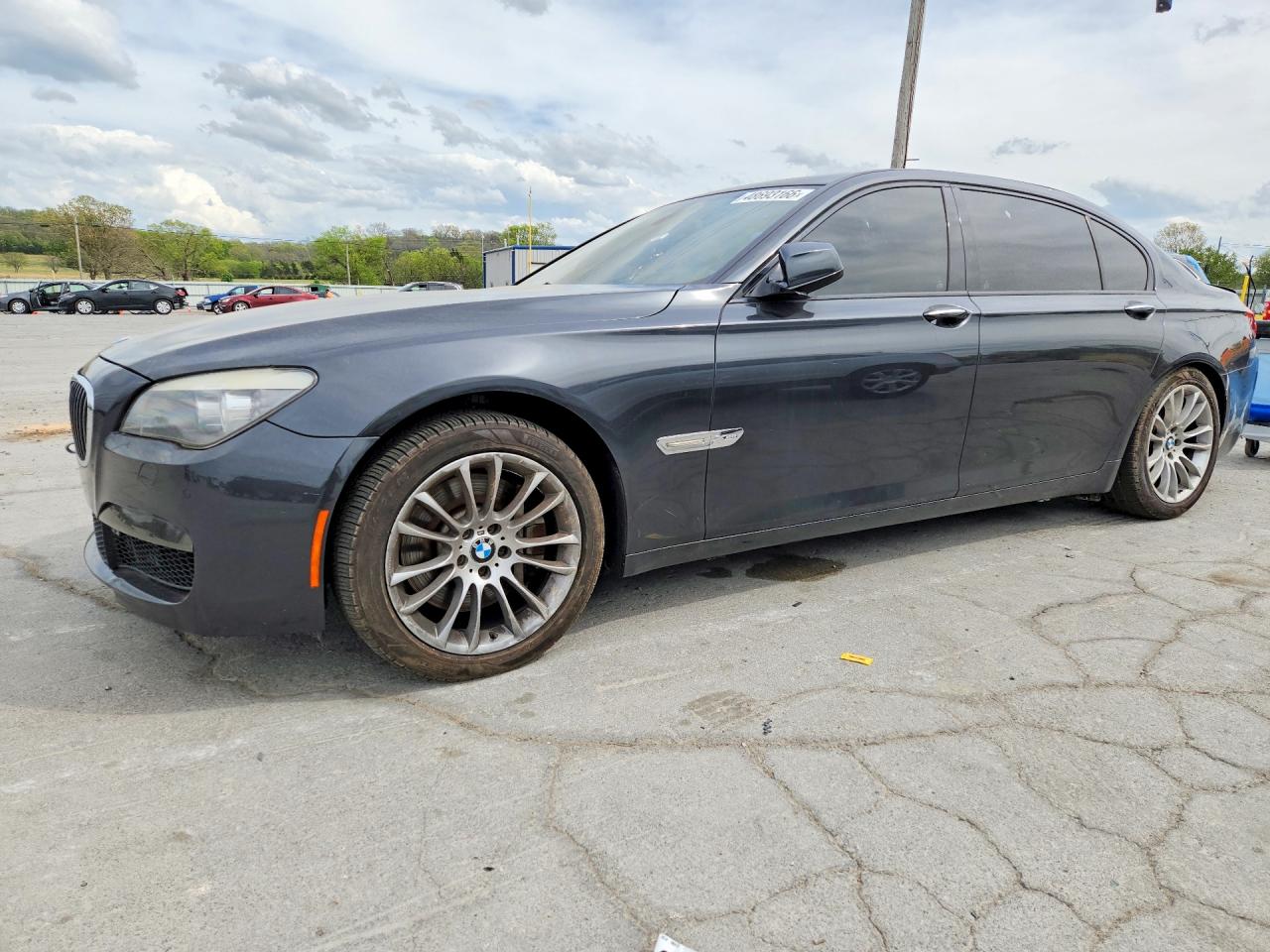 2011 Bmw 750 Lxi Черный vin: WBAKC8C54BC432112