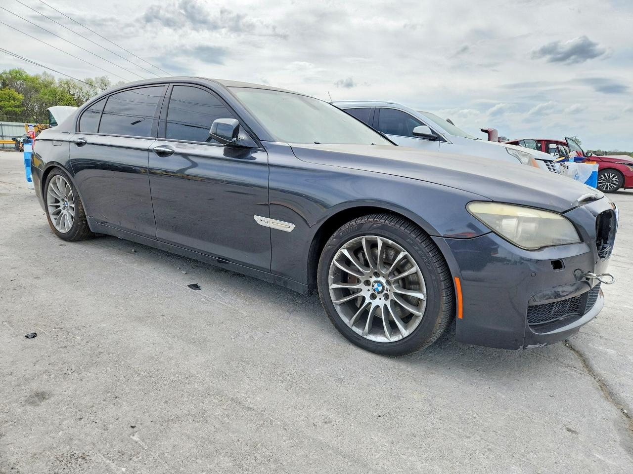 2011 Bmw 750 Lxi Black vin: WBAKC8C54BC432112