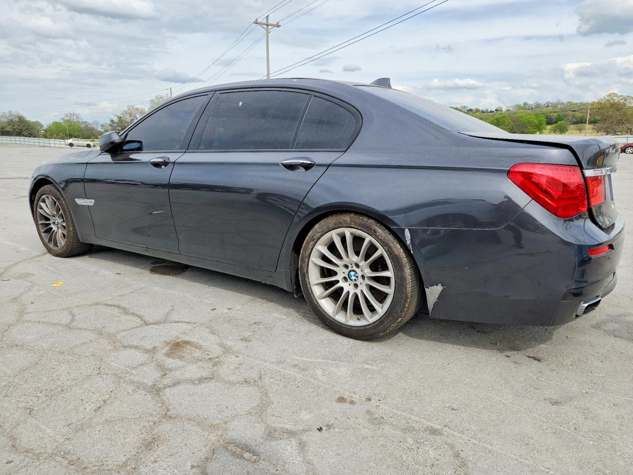 2011 Bmw 750 Lxi Black vin: WBAKC8C54BC432112
