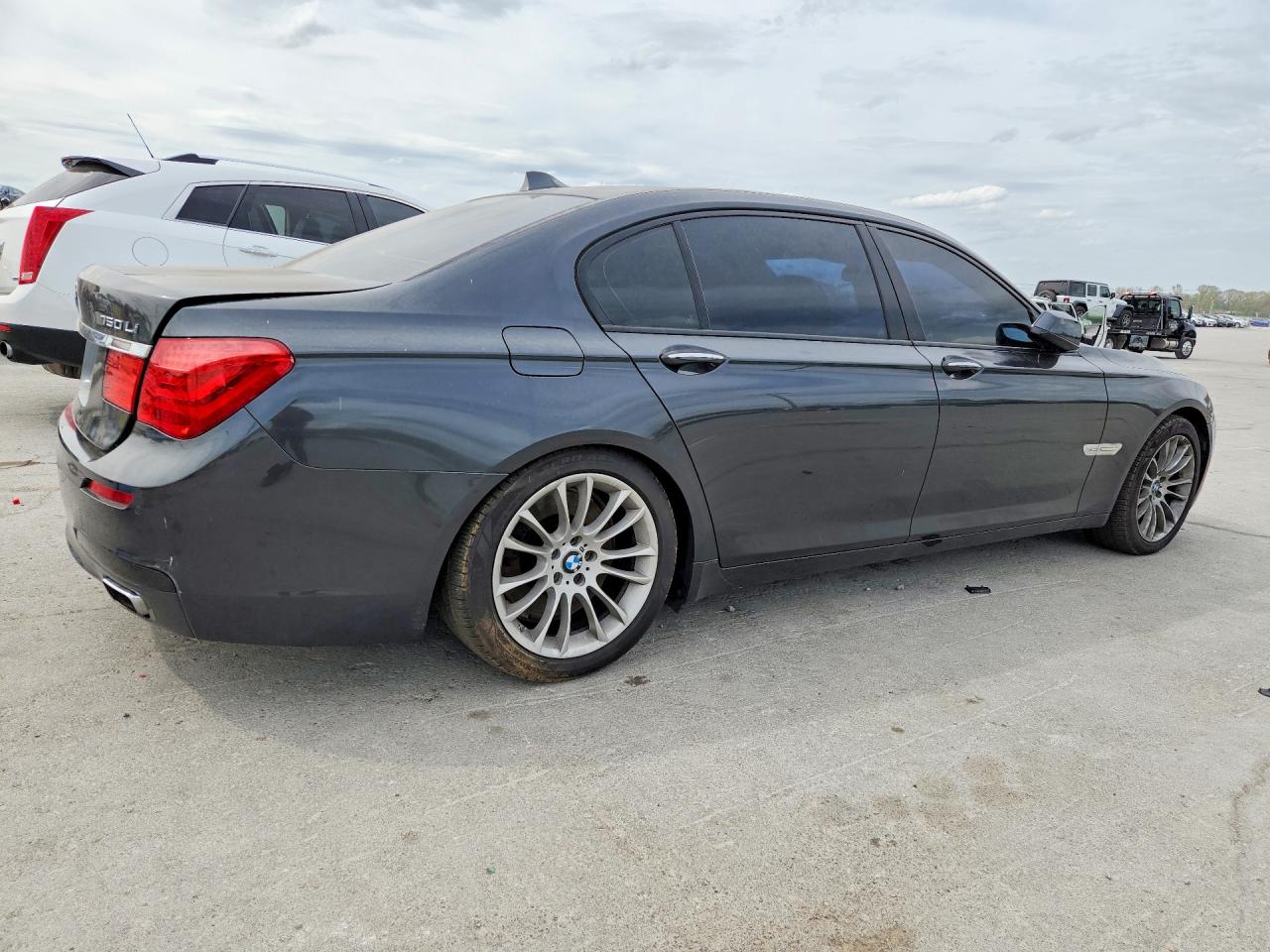 2011 Bmw 750 Lxi Black vin: WBAKC8C54BC432112