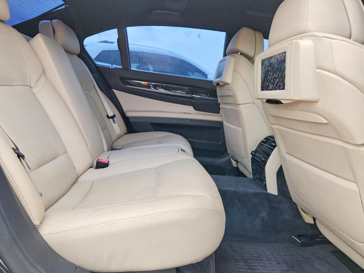 2011 Bmw 750 Lxi Black vin: WBAKC8C54BC432112