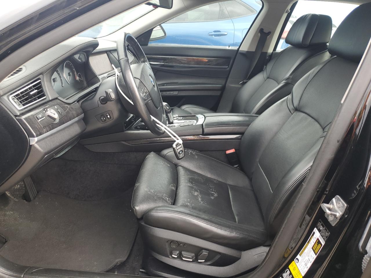 2011 Bmw 750 Lxi Черный vin: WBAKC8C54BC434085