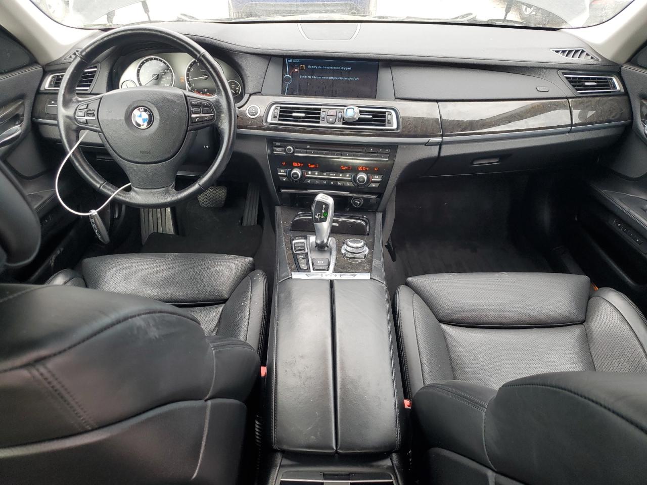 2011 Bmw 750 Lxi Черный vin: WBAKC8C54BC434085