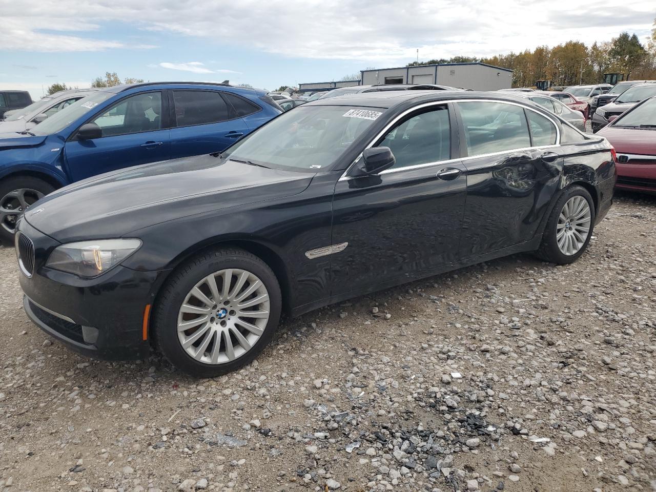 2011 Bmw 750 Lxi Черный vin: WBAKC8C54BC434085