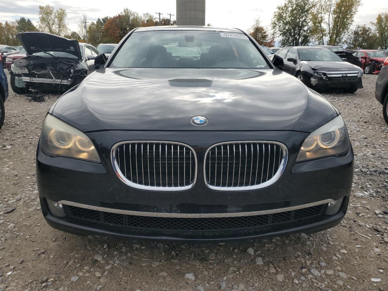 2011 Bmw 750 Lxi Черный vin: WBAKC8C54BC434085