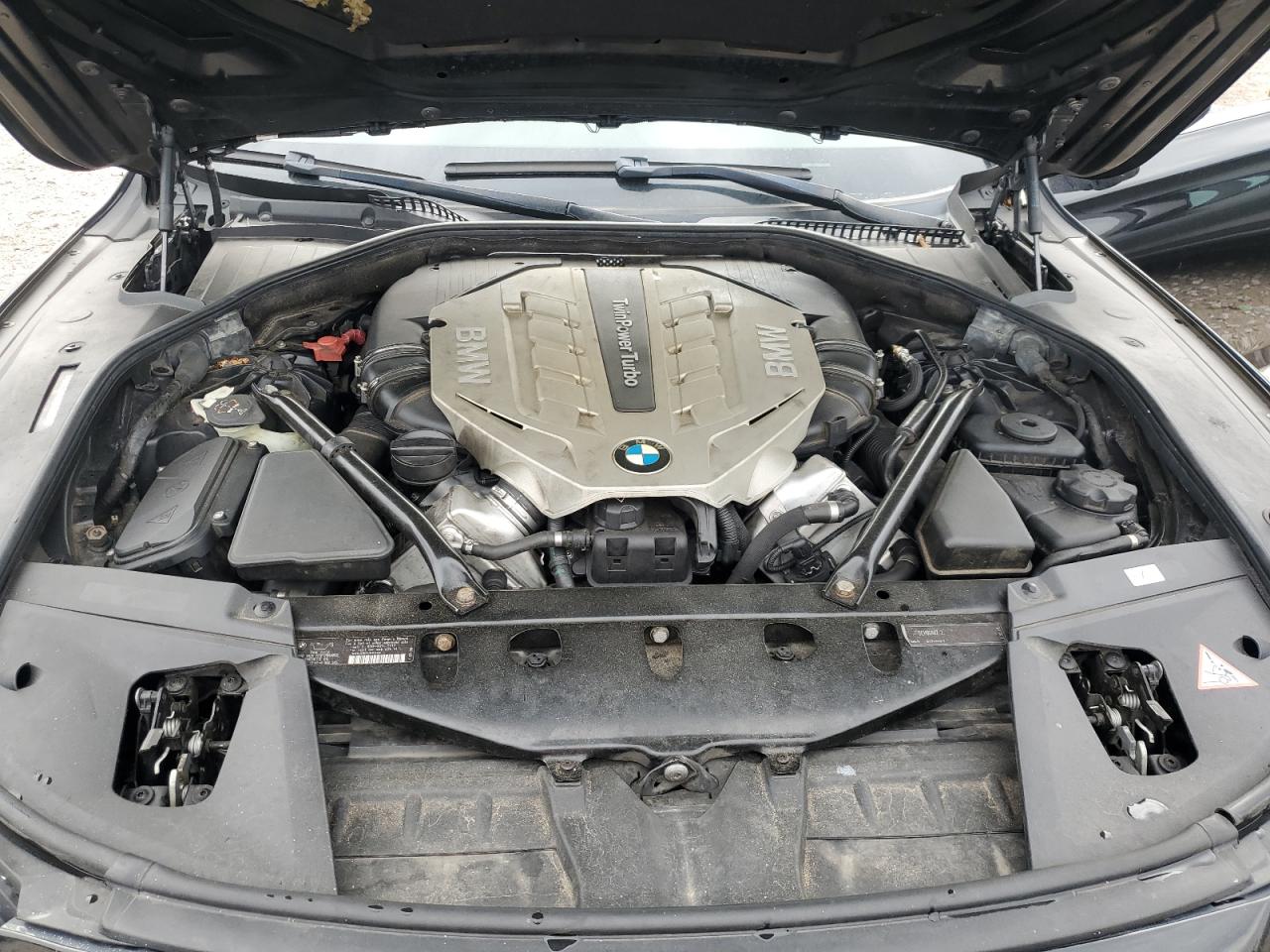 2011 Bmw 750 Lxi Черный vin: WBAKC8C54BC434085