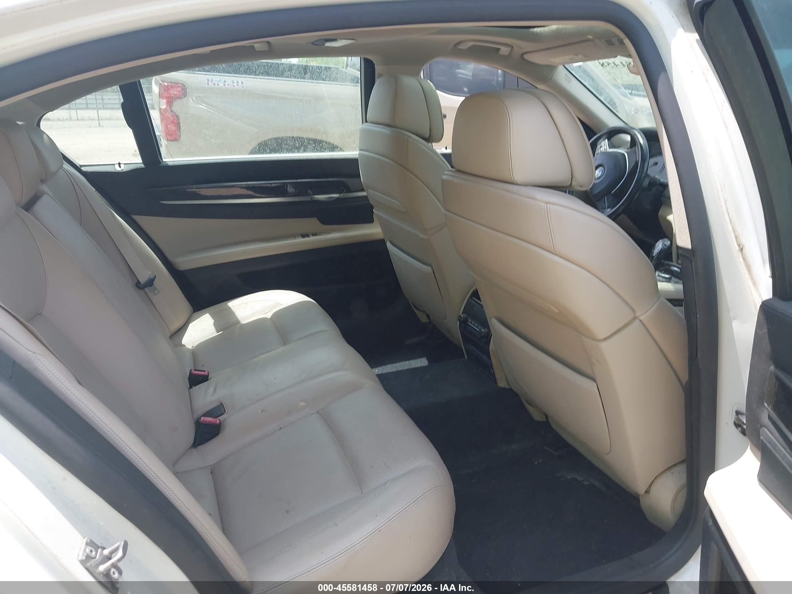 2012 Bmw 750li Xdrive Белый vin: WBAKC8C55CC434596