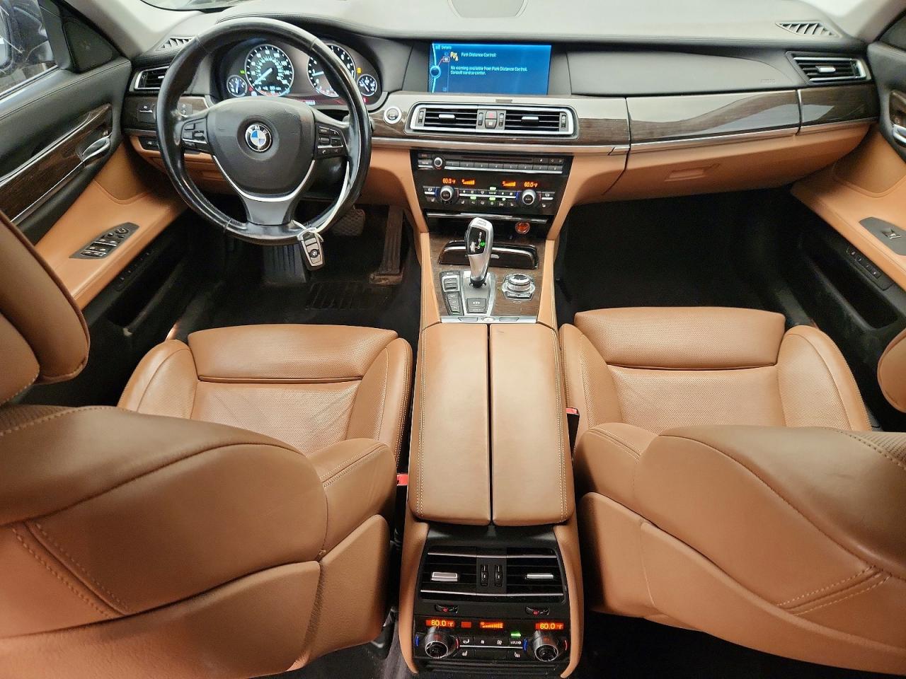 2012 Bmw 750 Lxi Black vin: WBAKC8C55CC435960