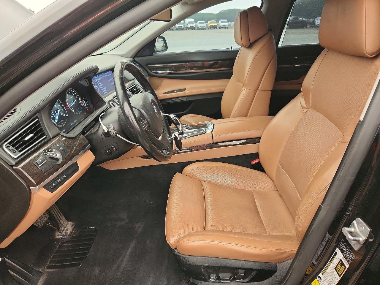 2012 Bmw 750 Lxi Black vin: WBAKC8C55CC435960