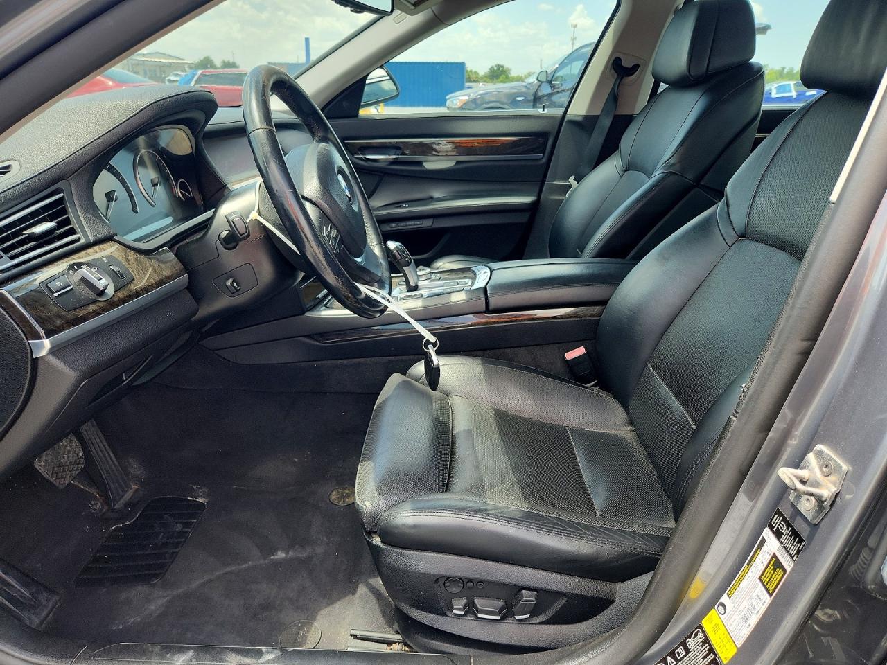 2012 Bmw 750 Lxi Gray vin: WBAKC8C55CC437756