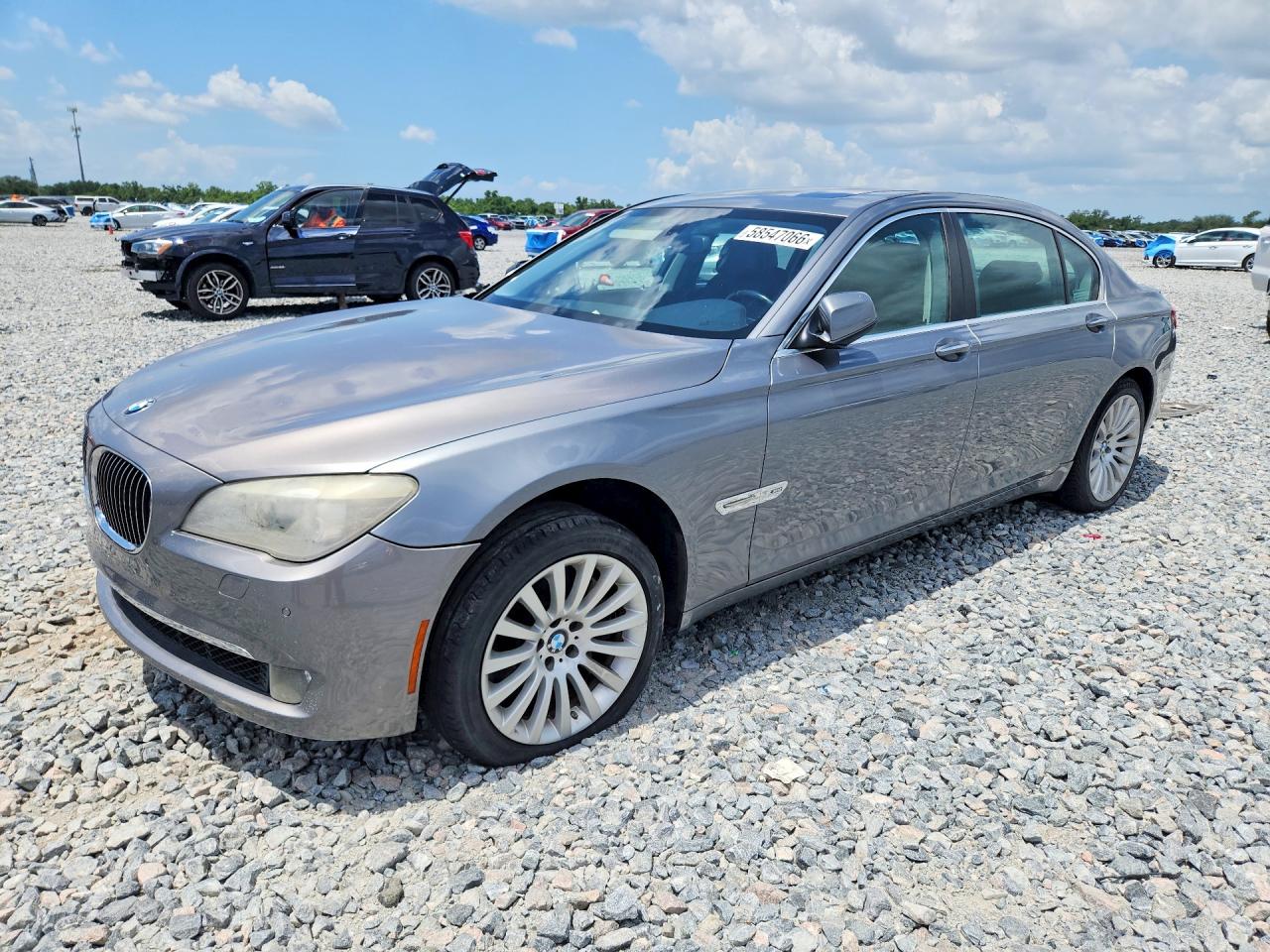 2012 Bmw 750 Lxi Gray vin: WBAKC8C55CC437756