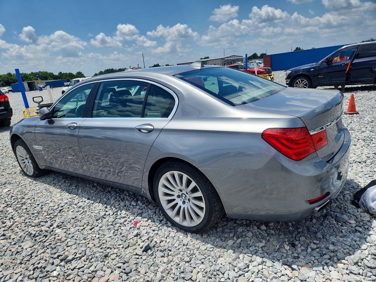 2012 Bmw 750 Lxi Gray vin: WBAKC8C55CC437756