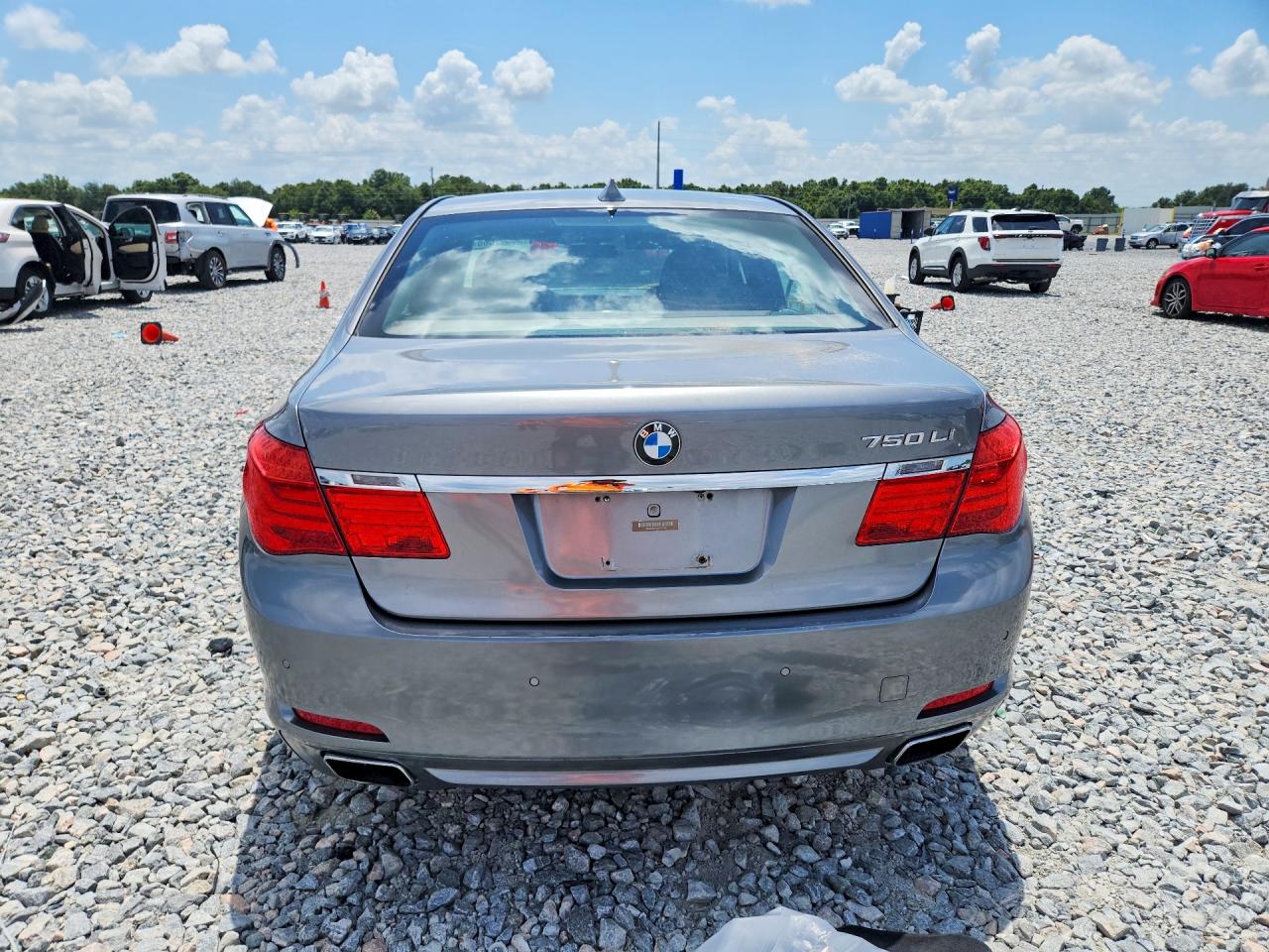 2012 Bmw 750 Lxi Gray vin: WBAKC8C55CC437756