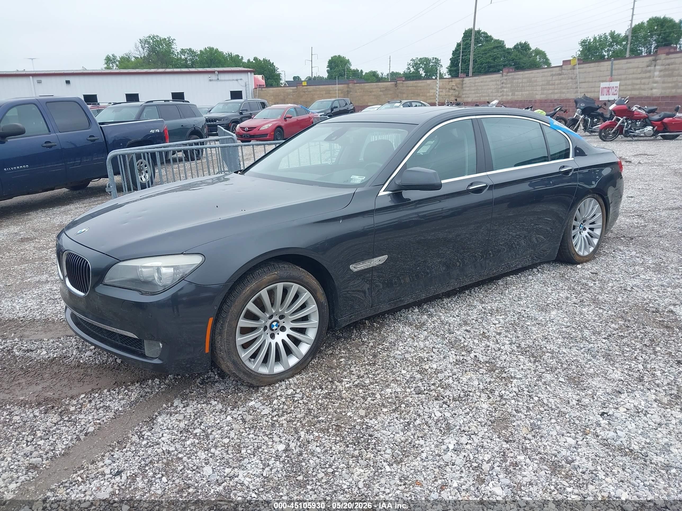 2012 Bmw 750li Xdrive Gray vin: WBAKC8C55CC437918