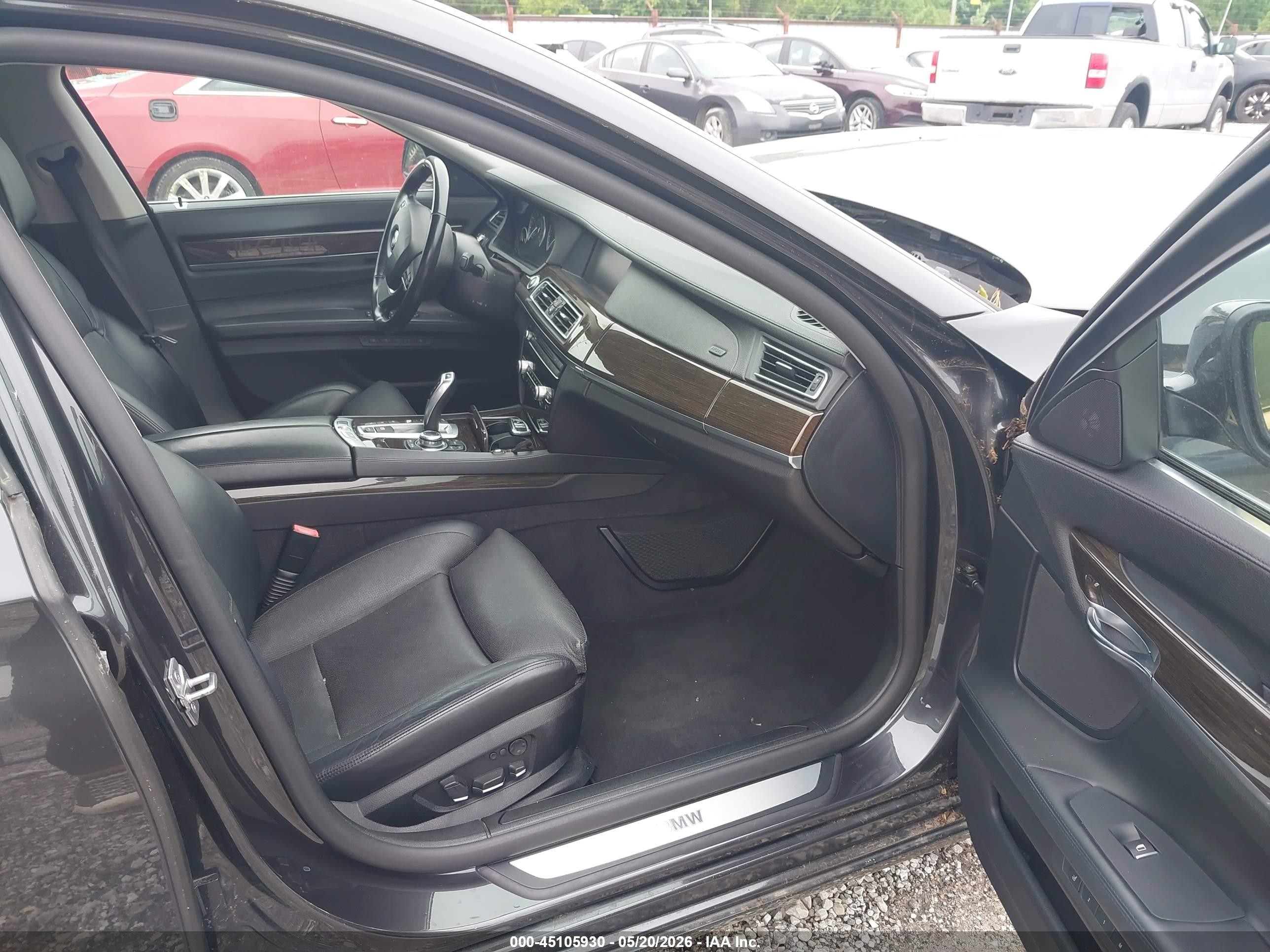 2012 Bmw 750li Xdrive Gray vin: WBAKC8C55CC437918