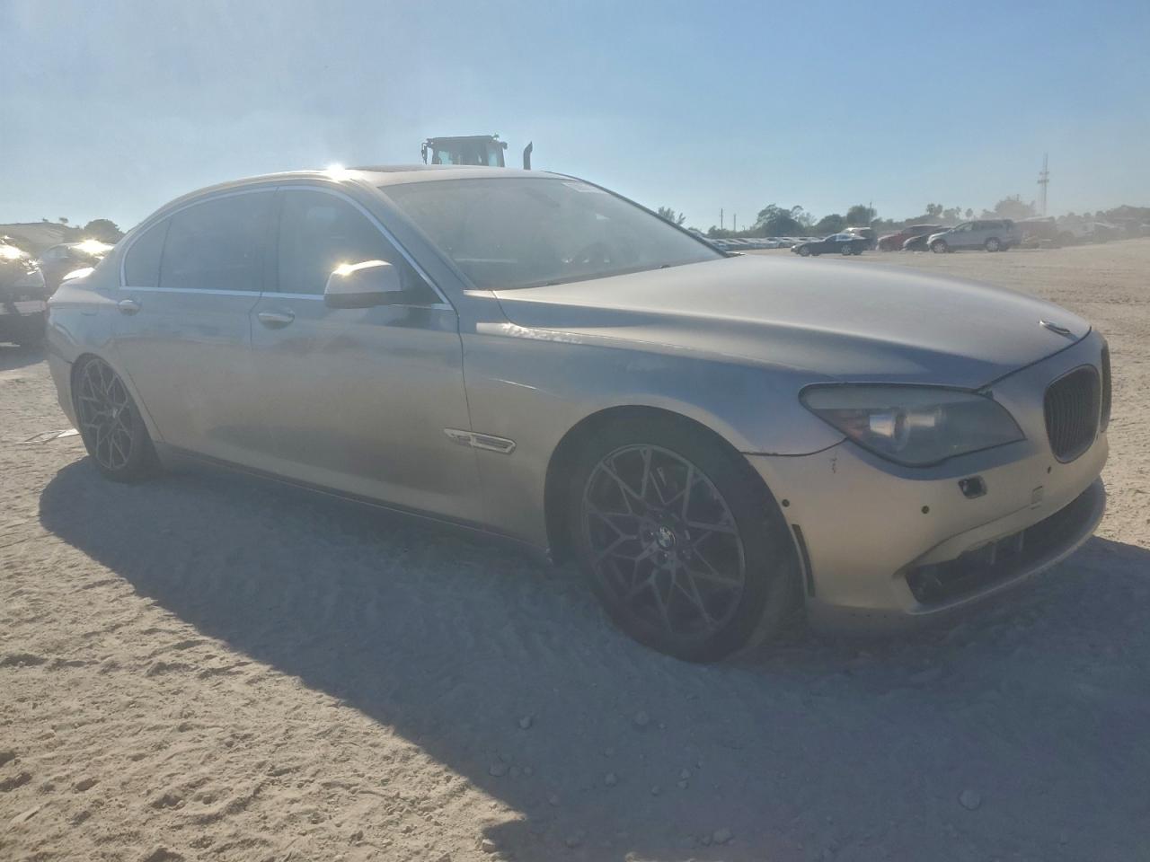 2011 Bmw 750 Lxi Silver vin: WBAKC8C56BC432175