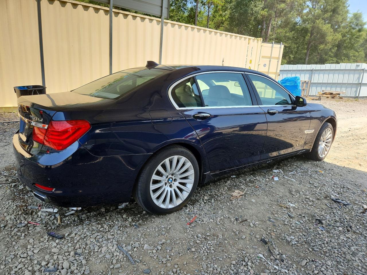 2012 Bmw 750 Lxi Blue vin: WBAKC8C56CC436535