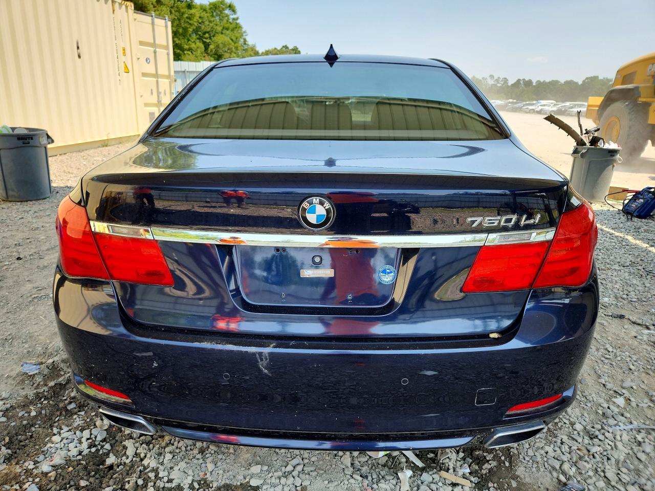 2012 Bmw 750 Lxi Blue vin: WBAKC8C56CC436535