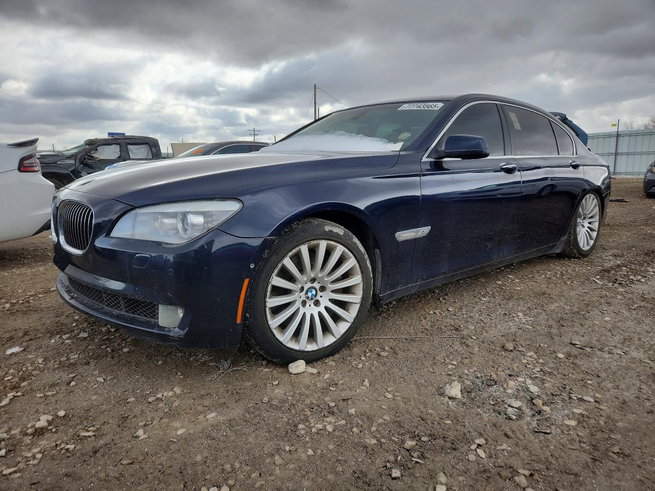 2010 Bmw 750 Li Xdrive Blue vin: WBAKC8C57AC430126
