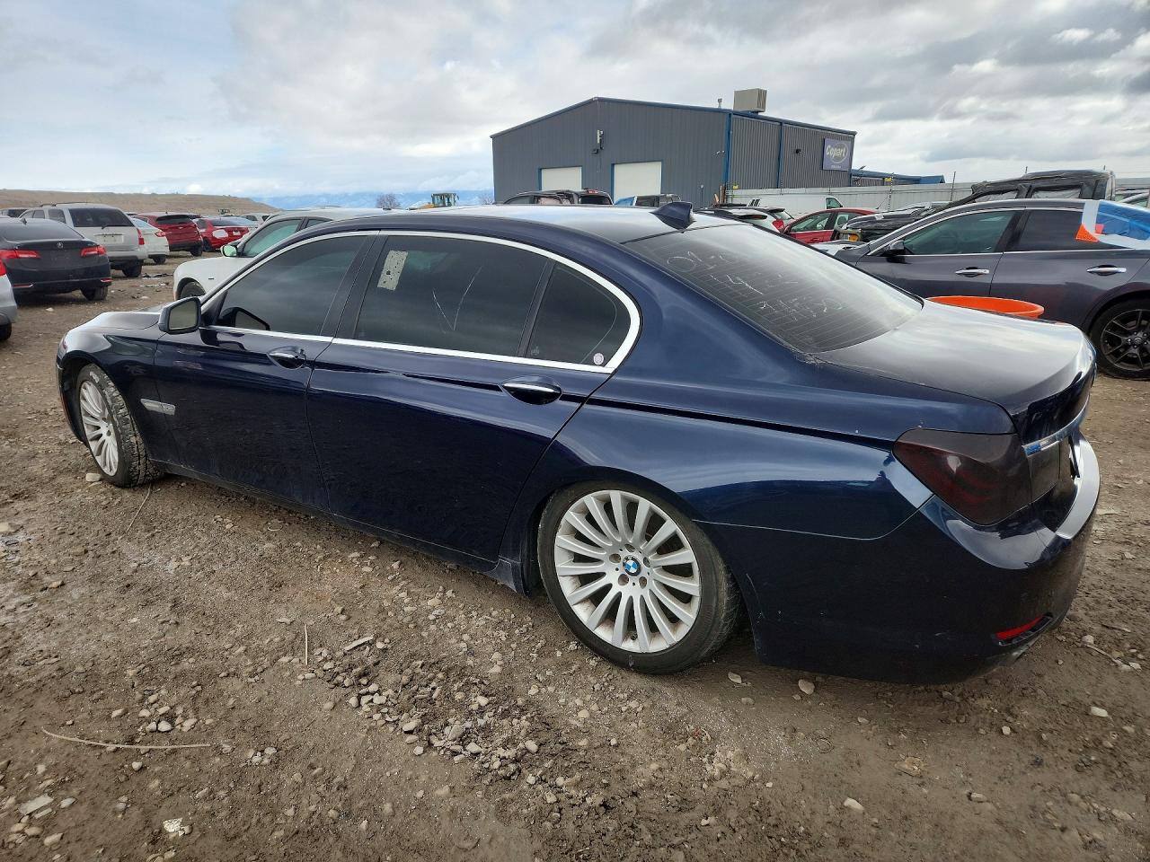 2010 Bmw 750 Li Xdrive Blue vin: WBAKC8C57AC430126