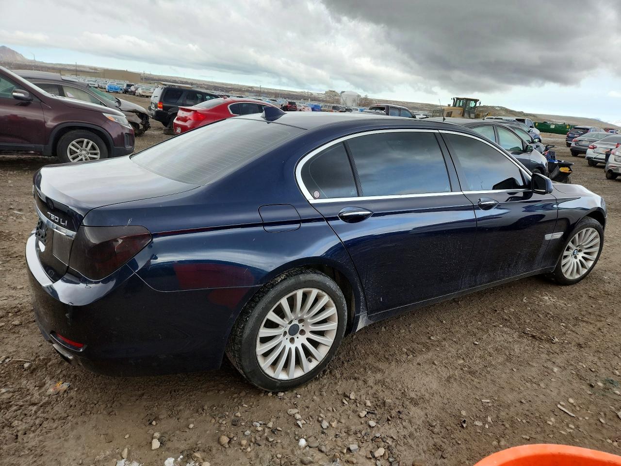 2010 Bmw 750 Li Xdrive Blue vin: WBAKC8C57AC430126