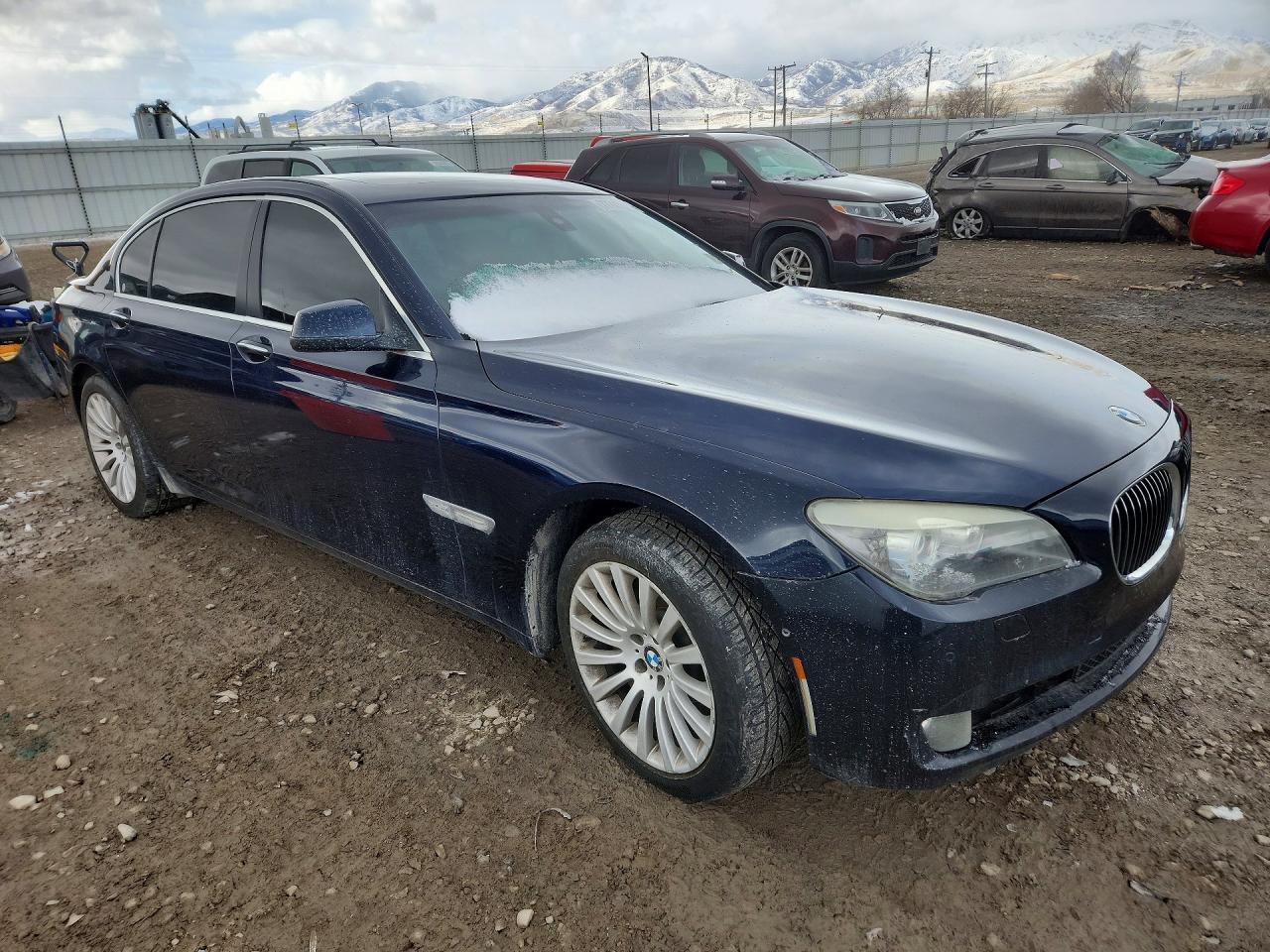 2010 Bmw 750 Li Xdrive Blue vin: WBAKC8C57AC430126