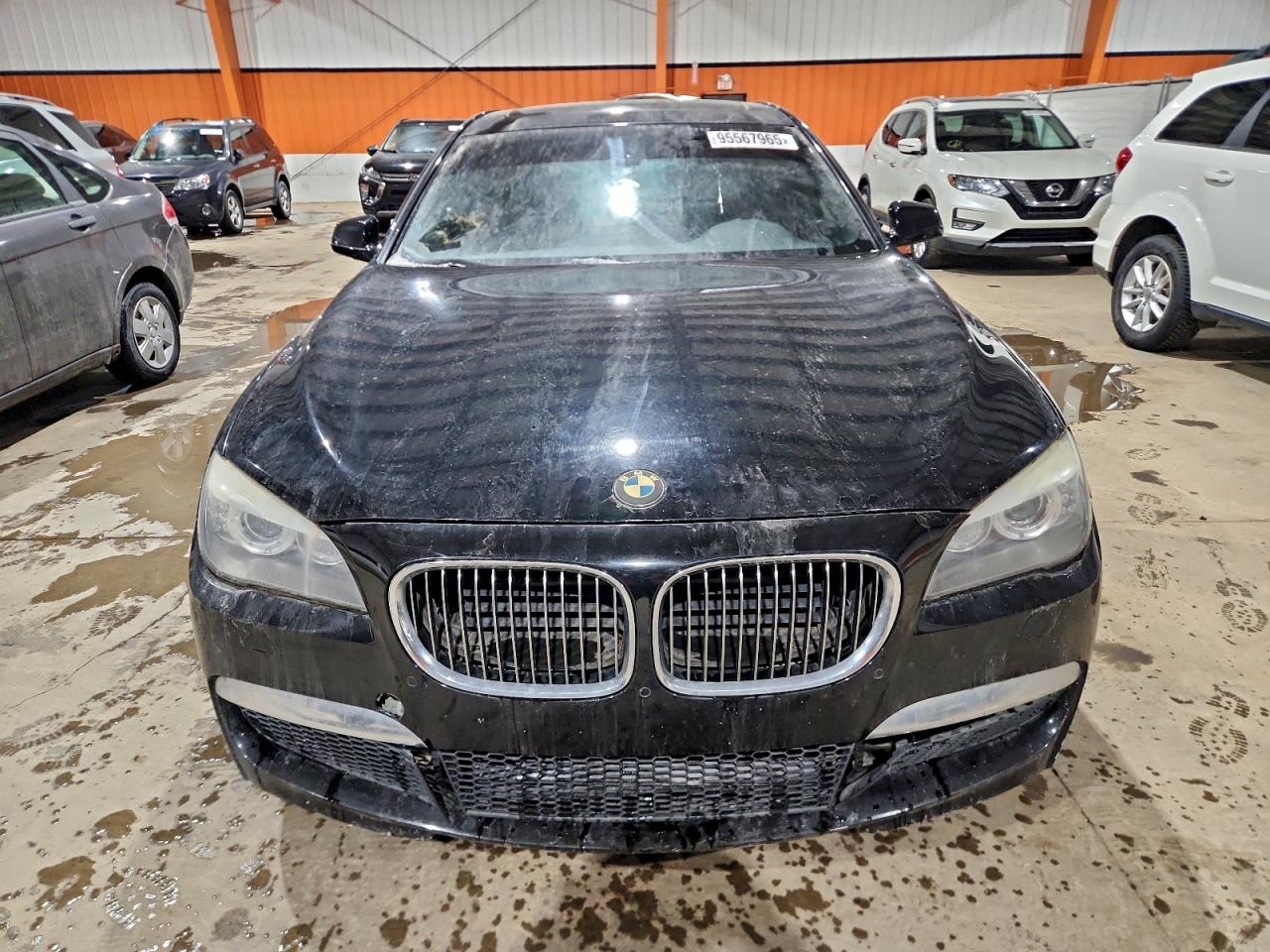 2010 Bmw 750 Li Xdrive Black vin: WBAKC8C57ACY68144
