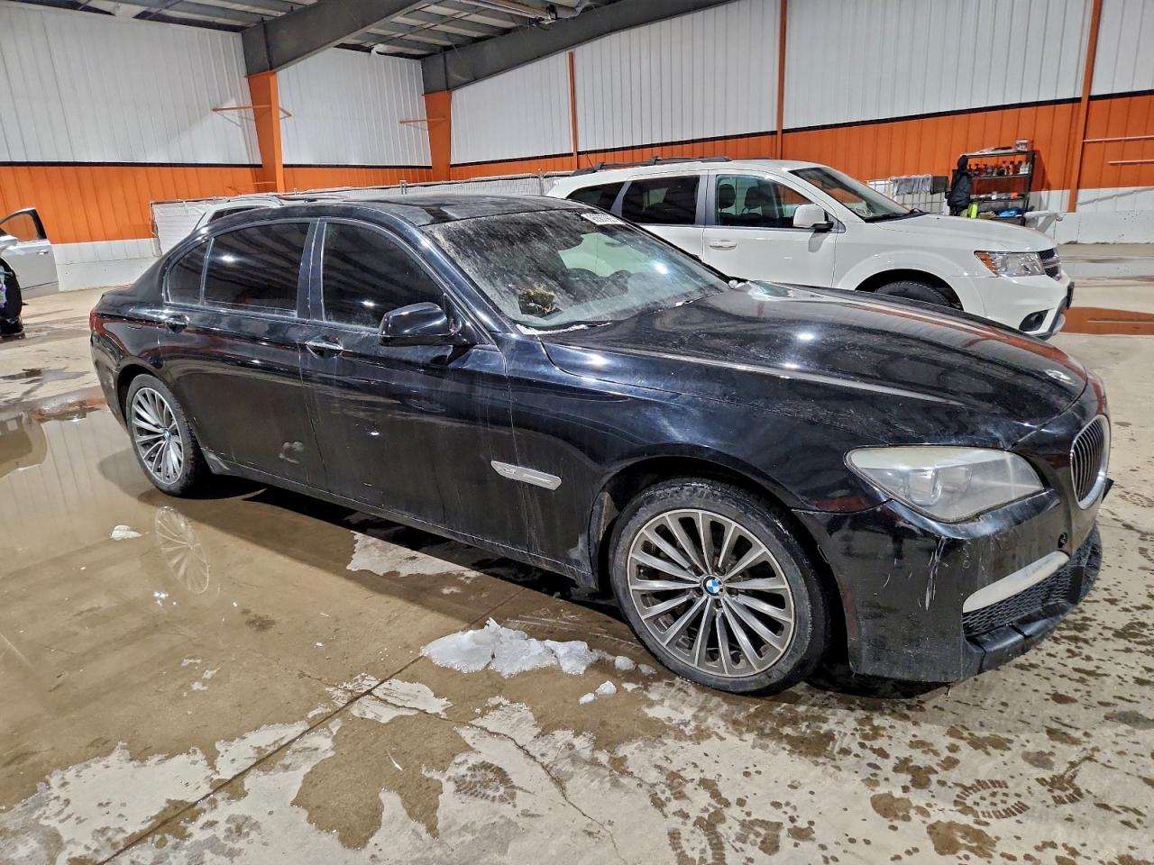 2010 Bmw 750 Li Xdrive Black vin: WBAKC8C57ACY68144