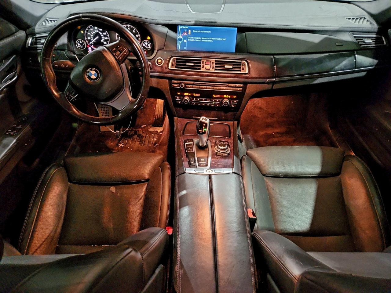 2010 Bmw 750 Li Xdrive Black vin: WBAKC8C57ACY68144