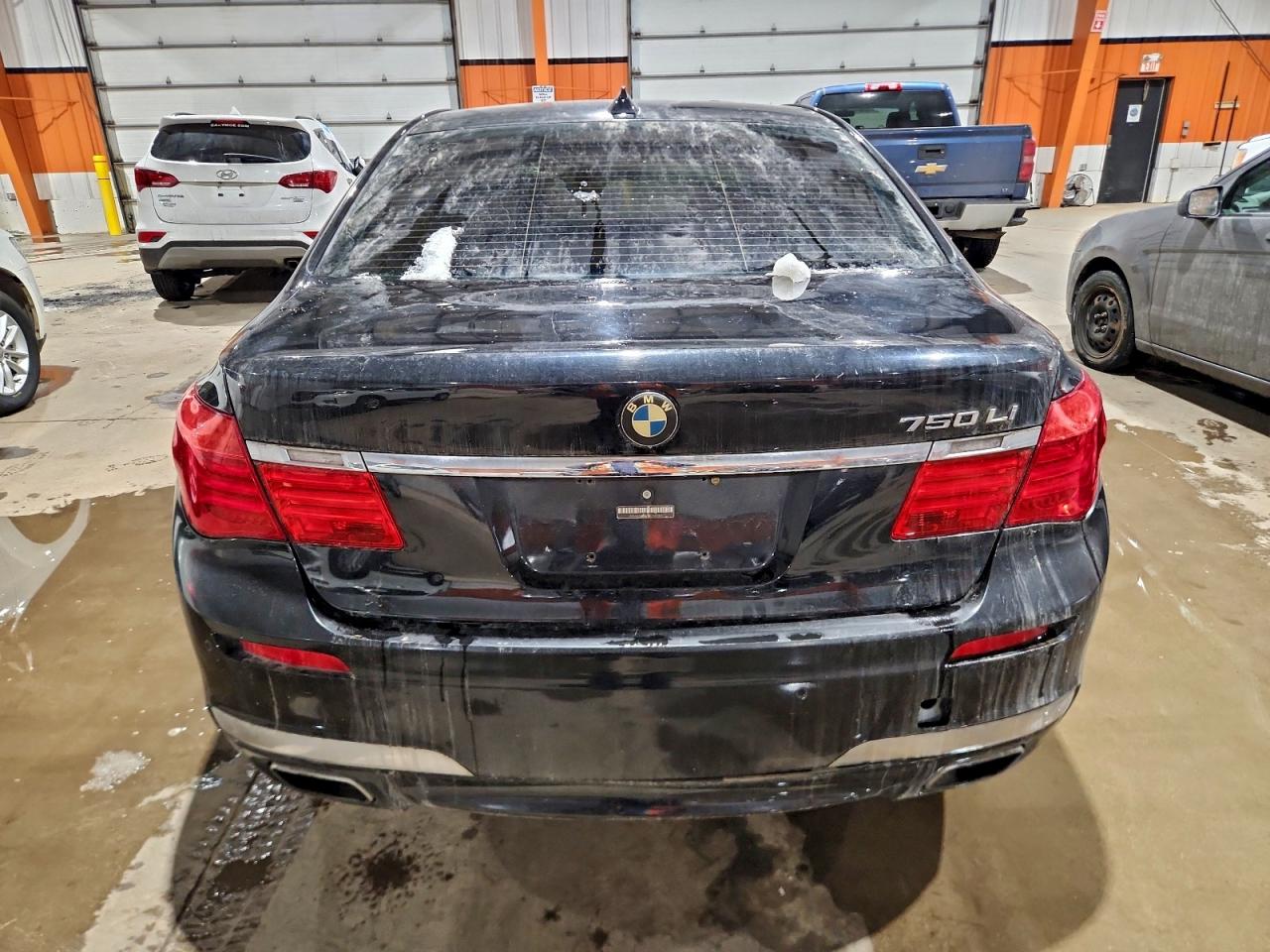2010 Bmw 750 Li Xdrive Black vin: WBAKC8C57ACY68144