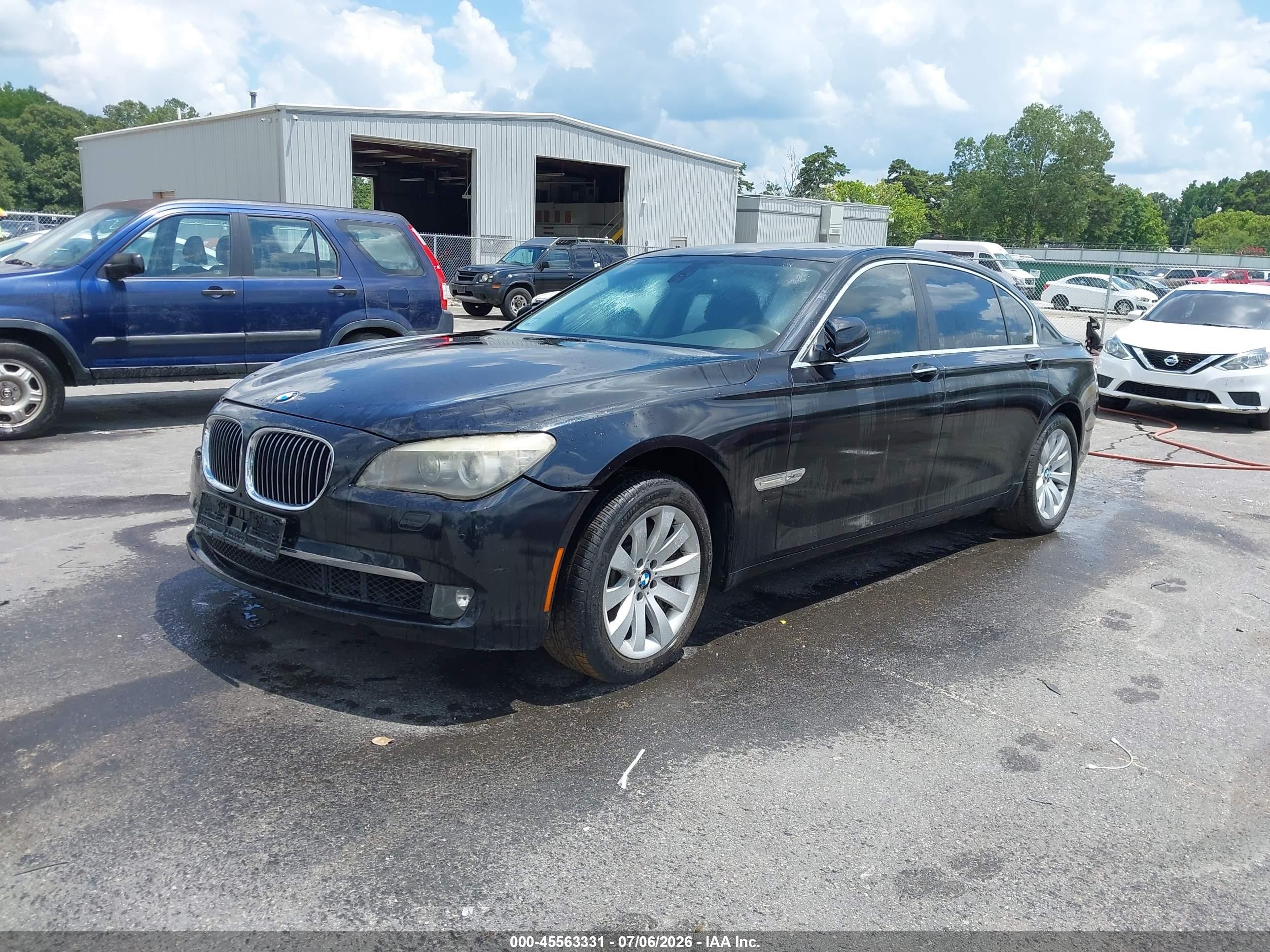 2011 Bmw 750li Xdrive Black vin: WBAKC8C57BC432654