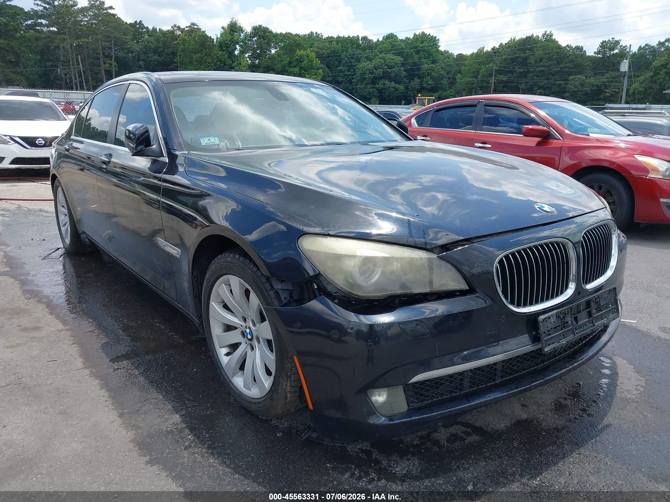 2011 Bmw 750li Xdrive Black vin: WBAKC8C57BC432654