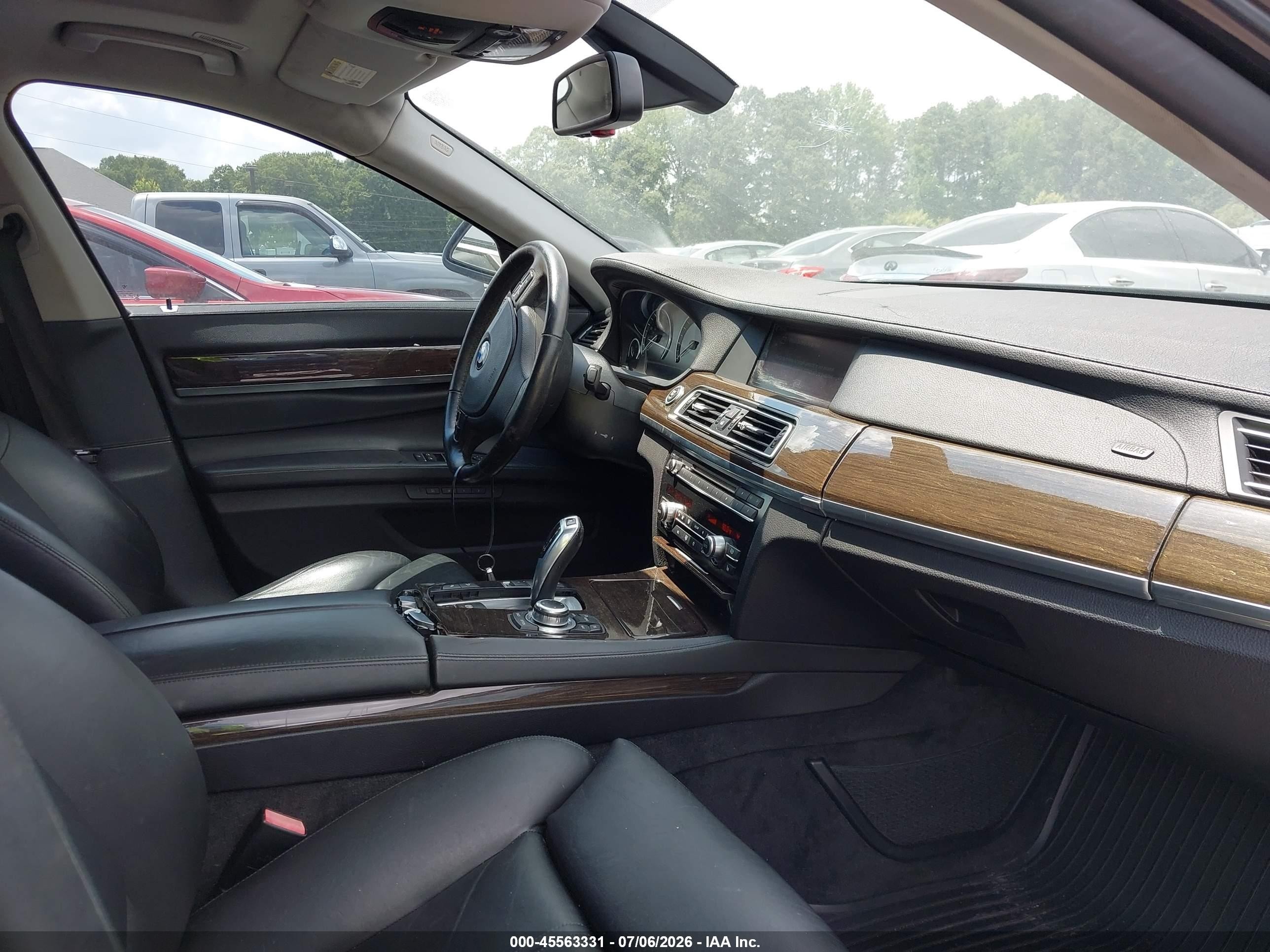 2011 Bmw 750li Xdrive Black vin: WBAKC8C57BC432654