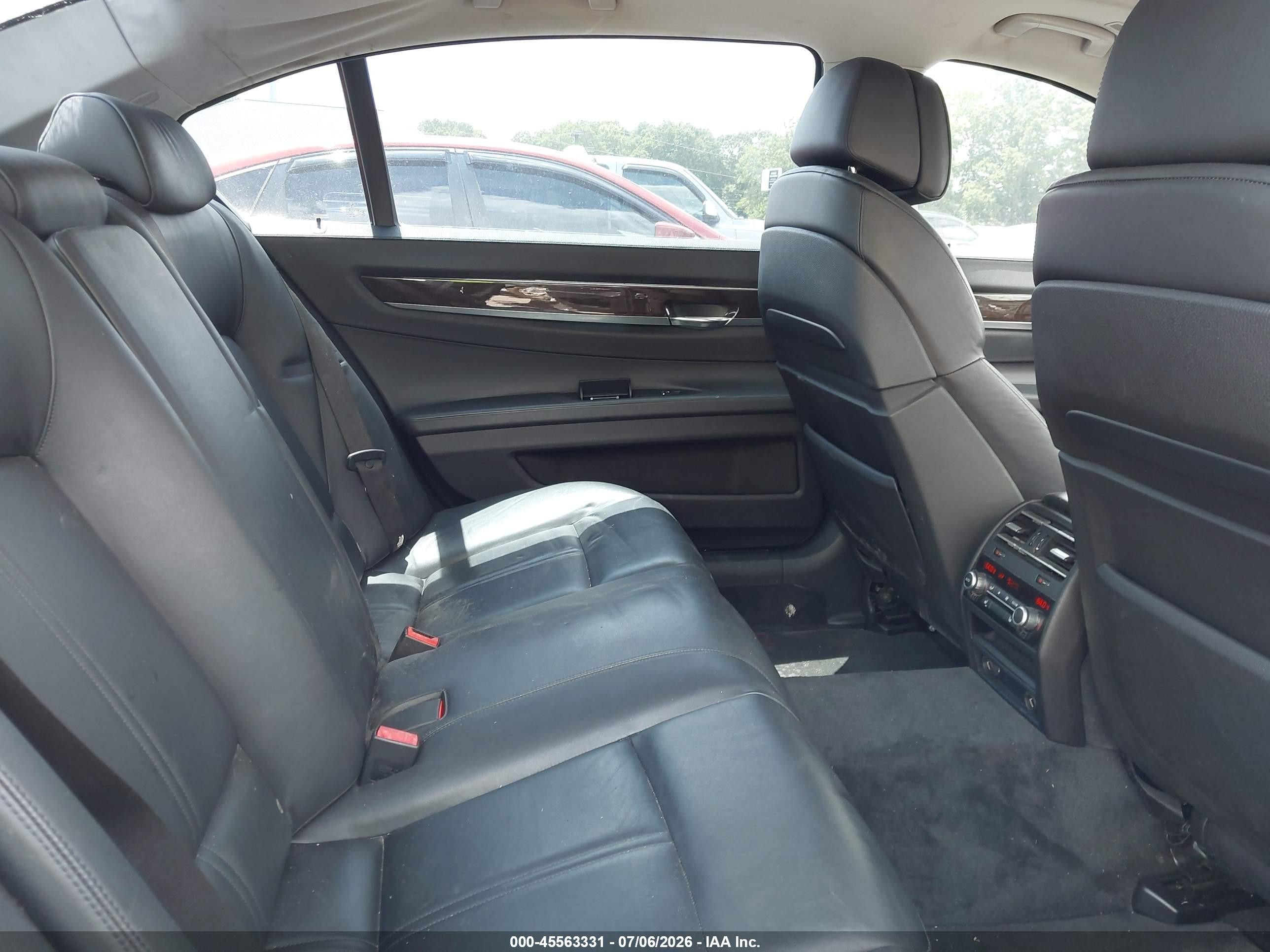 2011 Bmw 750li Xdrive Black vin: WBAKC8C57BC432654