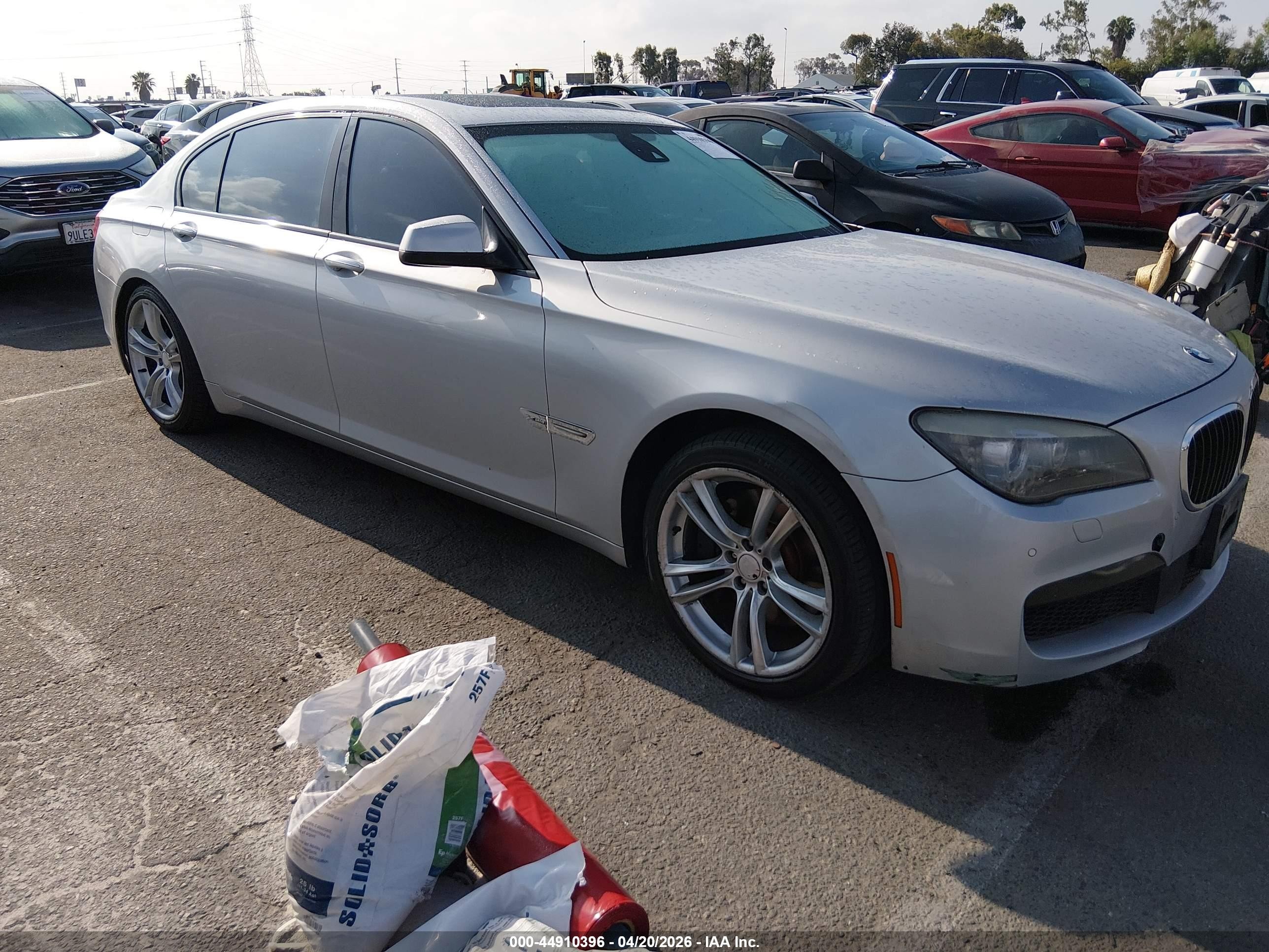 2011 Bmw 750li Xdrive Silver vin: WBAKC8C57BC433612