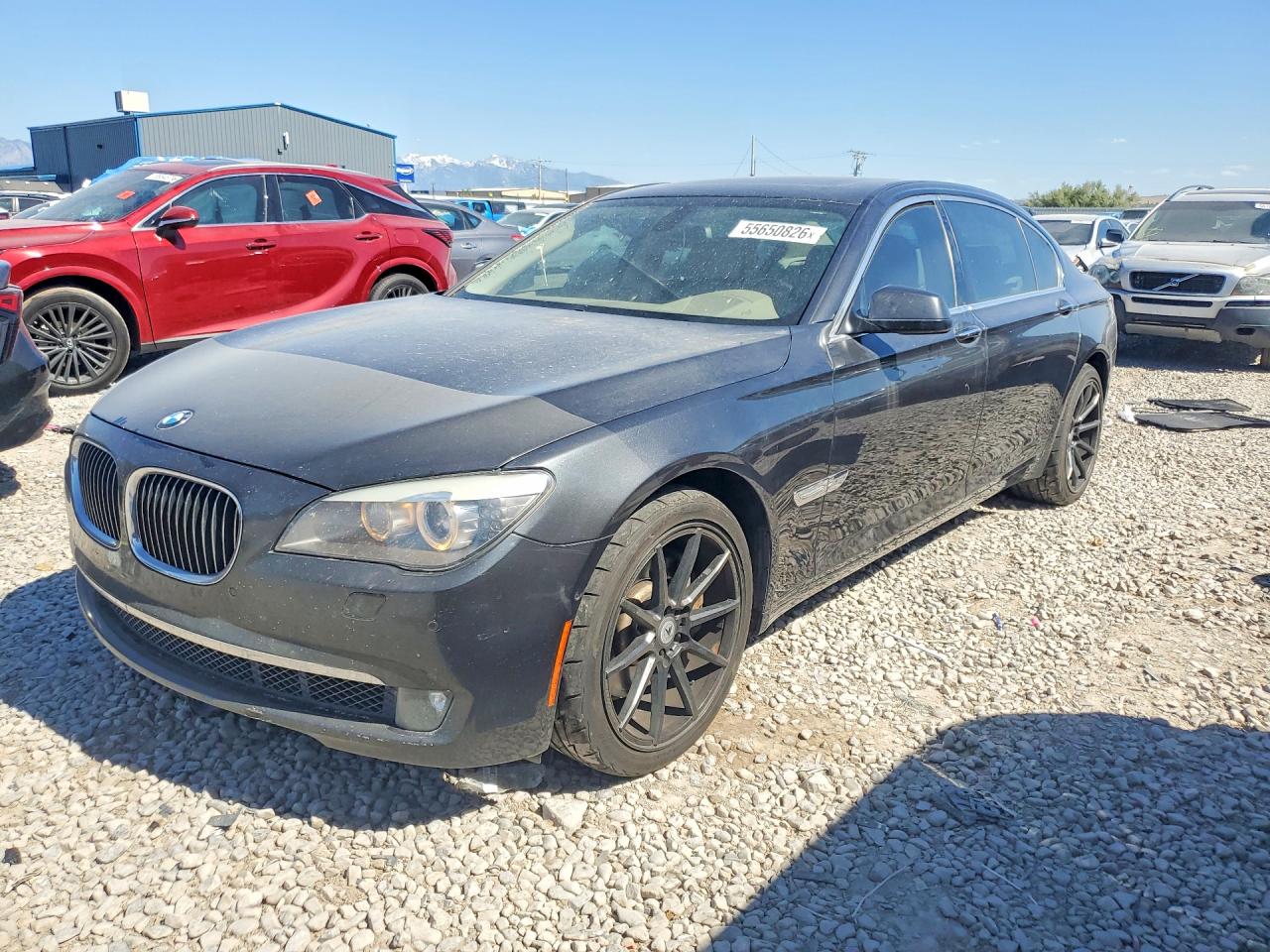 2011 Bmw 750 Lxi Black vin: WBAKC8C57BC434114