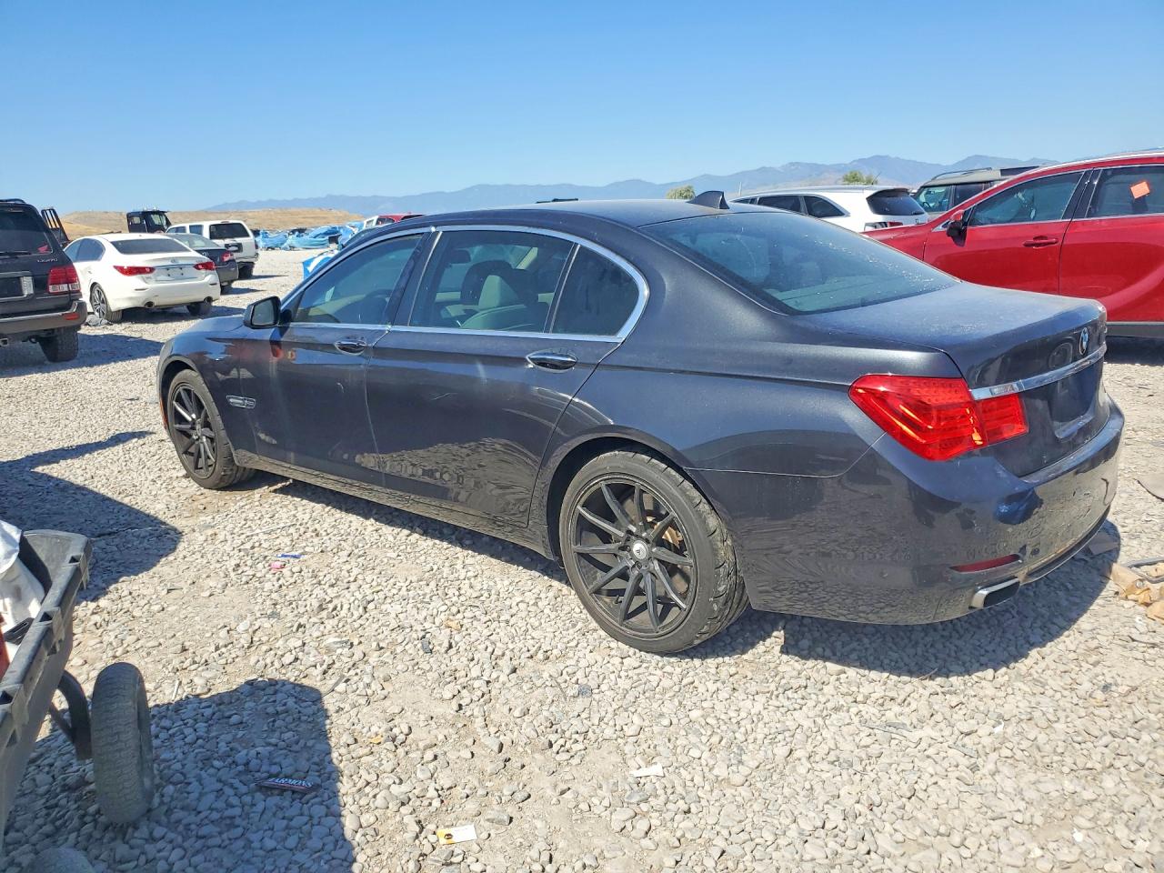 2011 Bmw 750 Lxi Black vin: WBAKC8C57BC434114