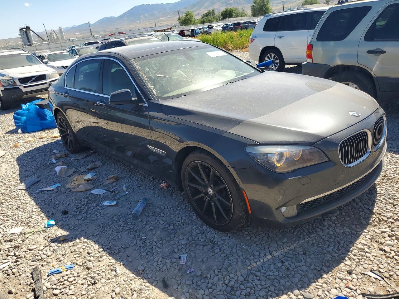 2011 Bmw 750 Lxi Black vin: WBAKC8C57BC434114