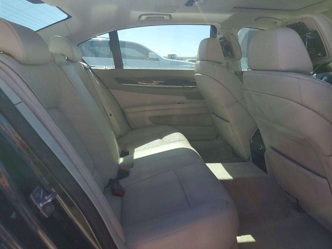 2011 Bmw 750 Lxi Black vin: WBAKC8C57BC434114